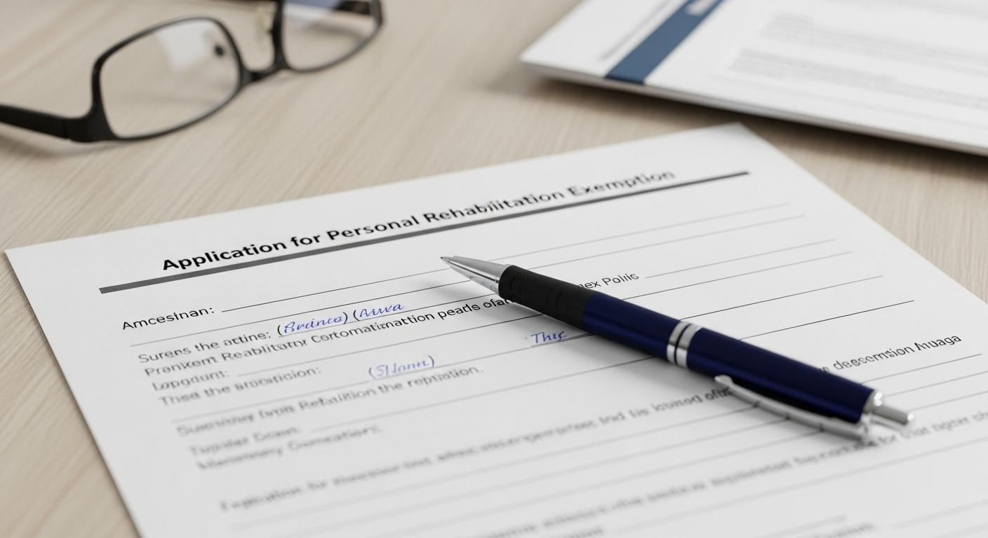 개인회생면책신청서