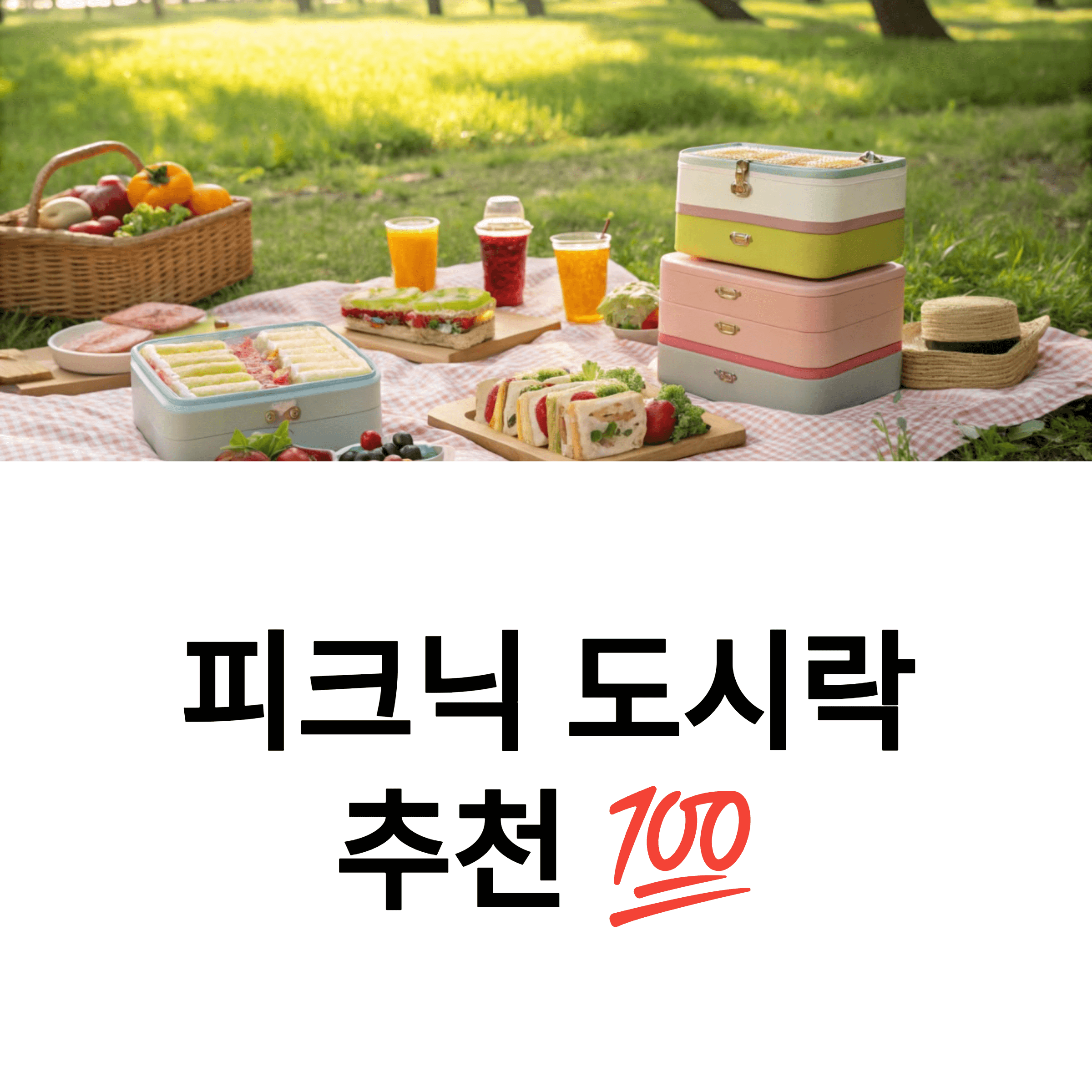 피크닉 도시락 메뉴 추천
