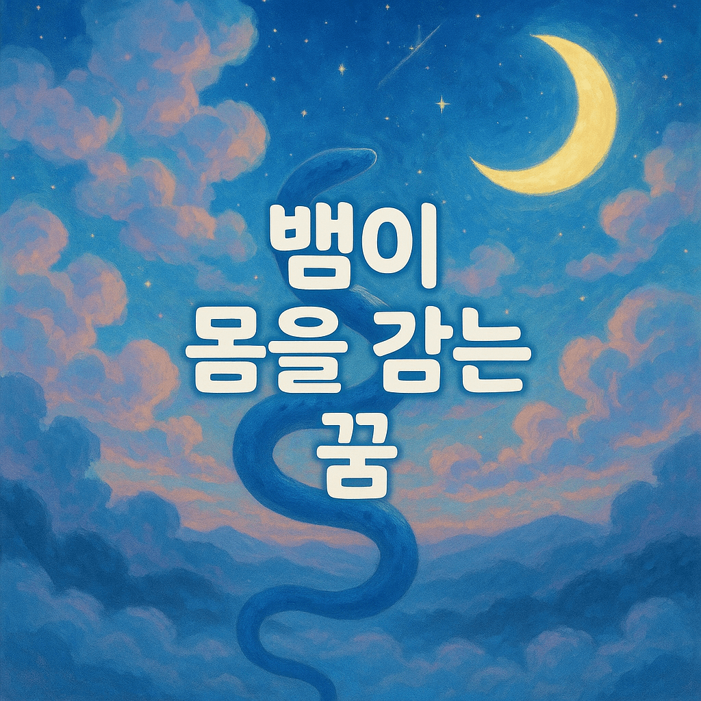 뱀이 몸을 감는 꿈 해몽