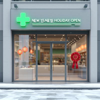 설명절연휴 문여는 약국 이미지