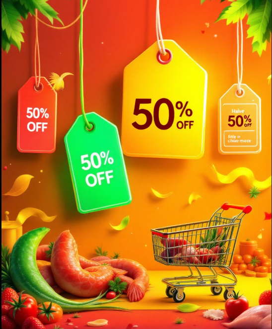 수산물 반값 할인