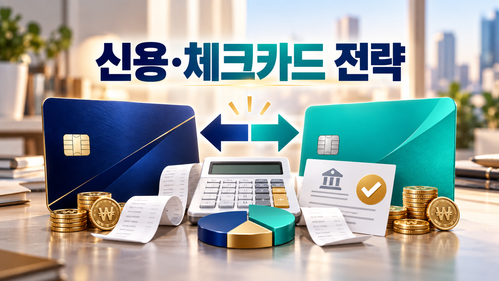 연말정산 신용카드 vs 체크카드, 언제부터 나눠 써야 가장 유리할까?