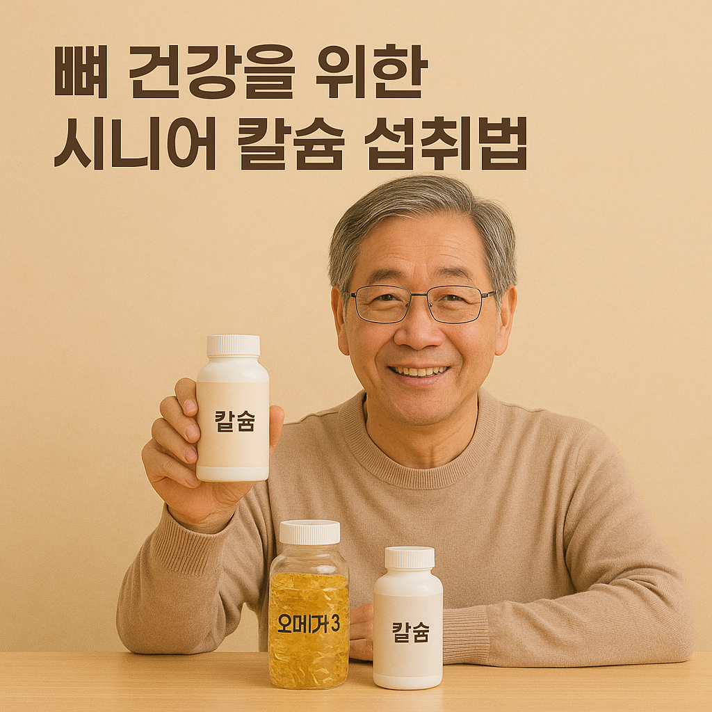 시니어 칼슘 섭취 5가지 핵심 전략, 뼈 건강을 지키는 현명한 방법