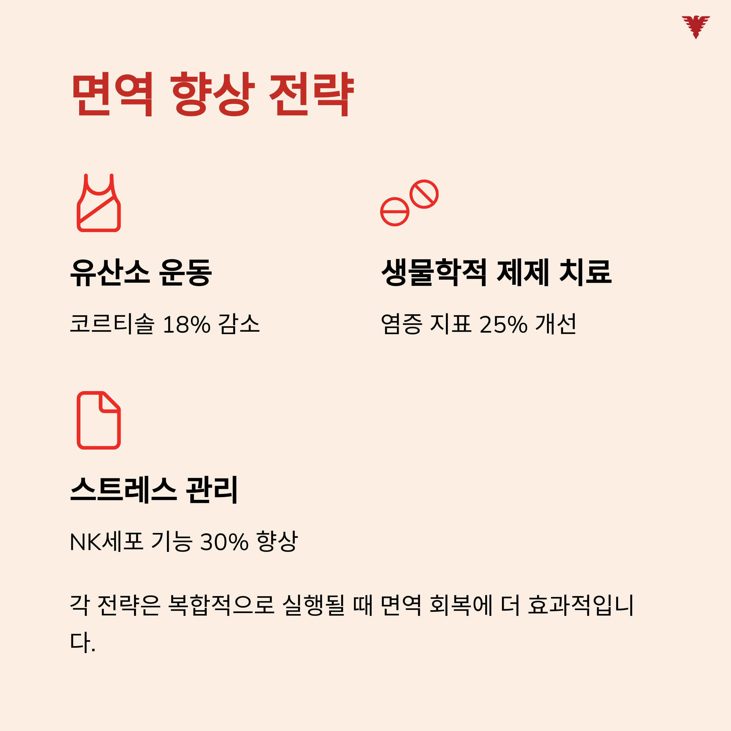 면역 향상 전략