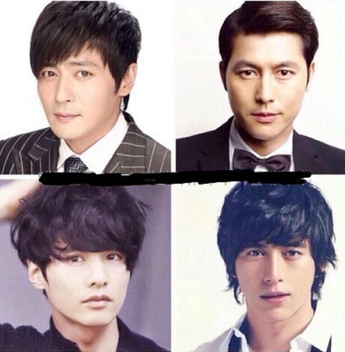 한국 대표 남자 4명