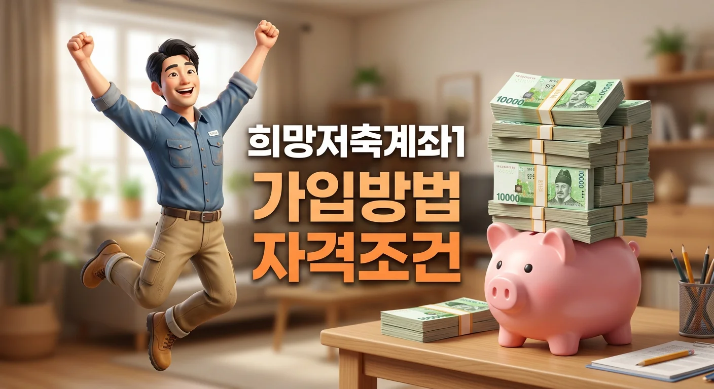 희망저축계좌Ⅰ 2026 가입방법&middot;자격조건&middot;금액&middot;한도 (보건복지부 가이드)