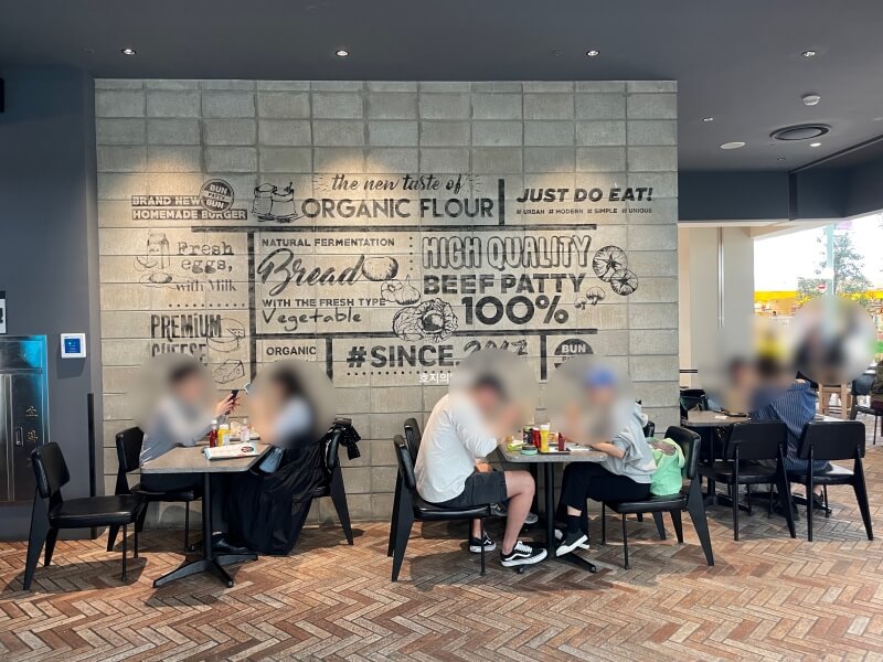 더현대서울 수제버거 맛집 번패티번 - 매장 좌석