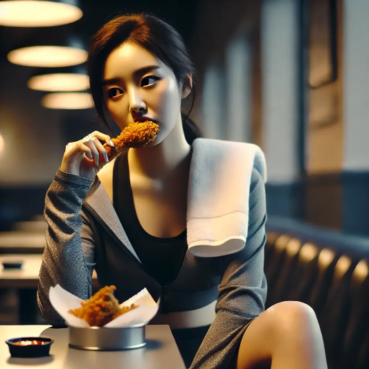 보상심리,치킨,다이어트,운동,폭식,자기보상