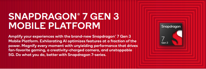 퀄컴이 발표한 최신 스냅드래곤 7 3세대 모바일 플랫폼