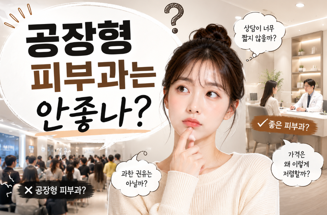 공장형 피부과는 안좋나? 장단점