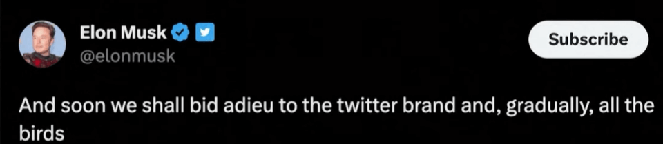 트위터 로고 변경