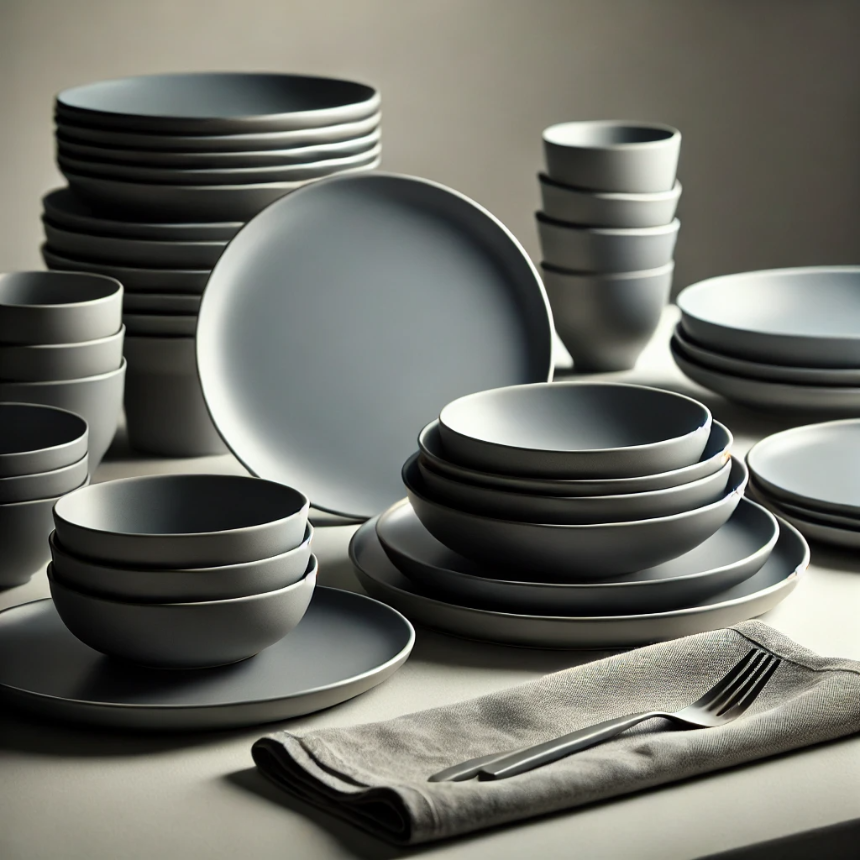 회색 접시만 모여 있는 꿈