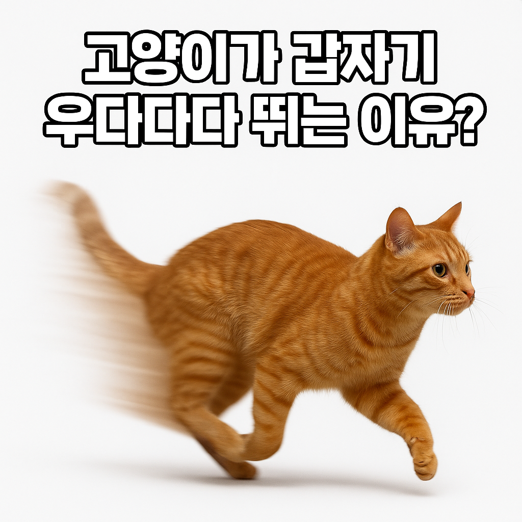 cat zoomies,고양이 우다다이유