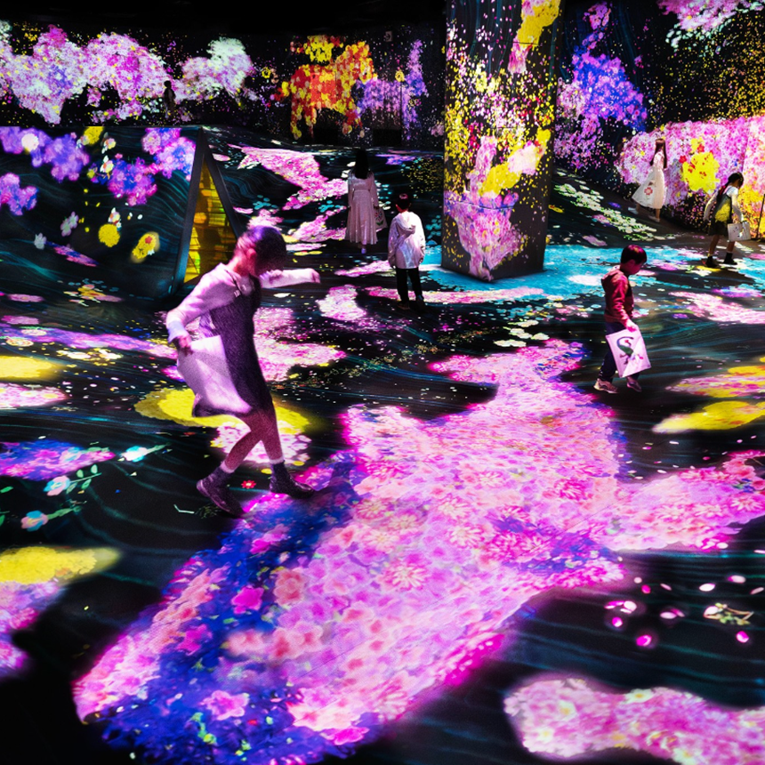 후쿠오카여행코스 팀랩 포레스트 후쿠오카