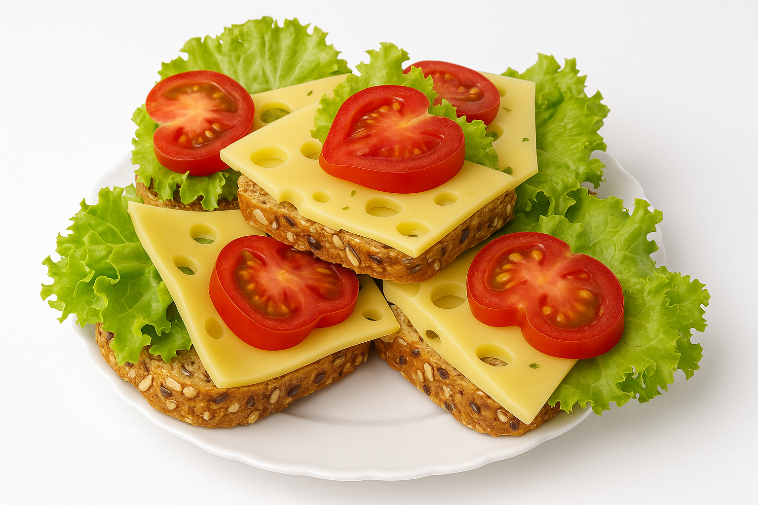 식이섬유음식( 야채와 통곡물빵)