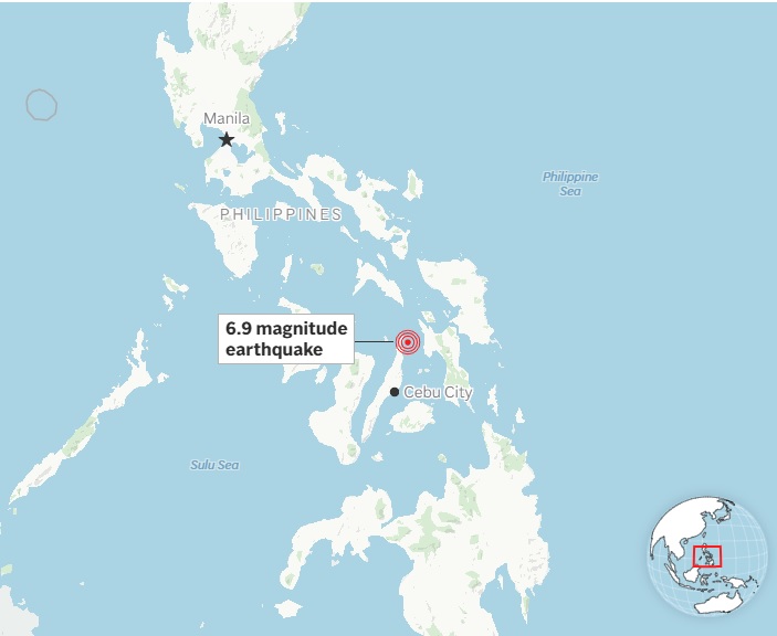 필리핀 세부 지진