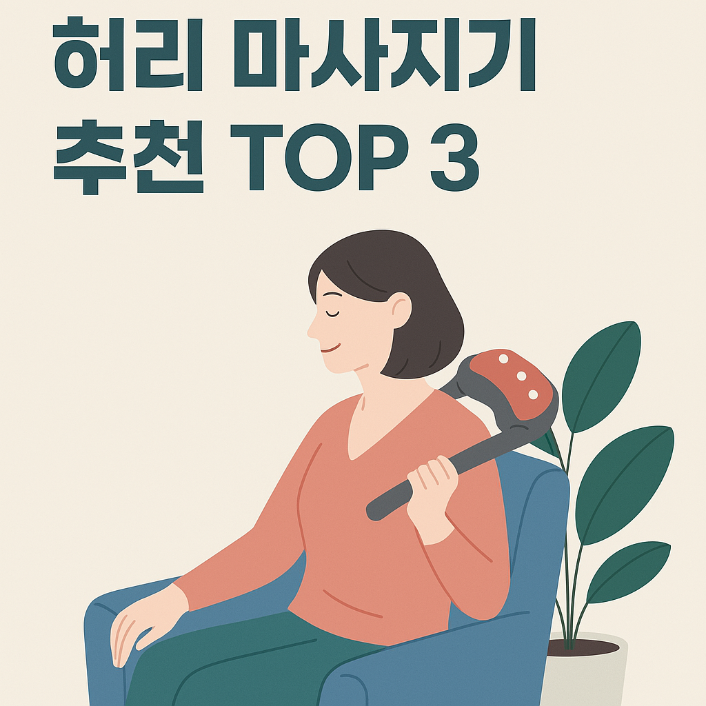 허리 마사지기 추천 TOP 3 ❘ 온열+안마+저주파 비교 정리