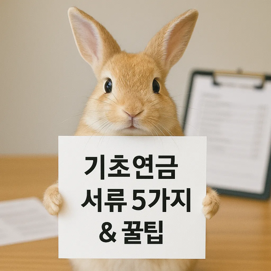 기초연금 신청 전 꼭 준비해야 할 서류 5가지와 통과 꿀팁