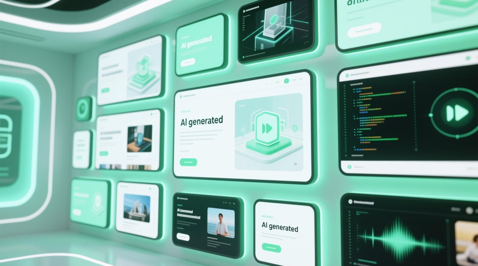 텍스트, 이미지, 코드 등 다양한 생성형 AI 콘텐츠 유형