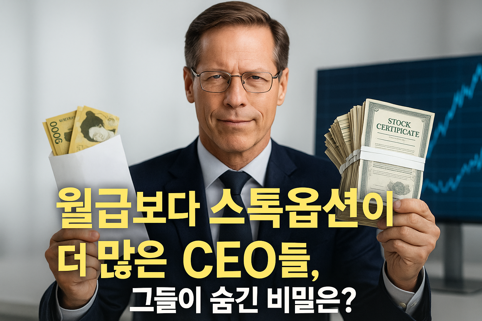 월급보다 스톡옵션이 더 많은 CEO들, 그들이 숨긴 비밀은?