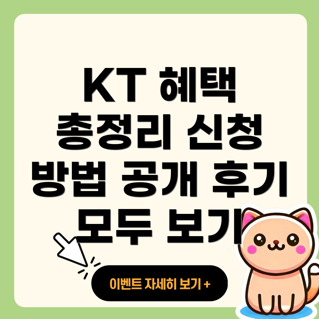 KT 인터넷 혜택