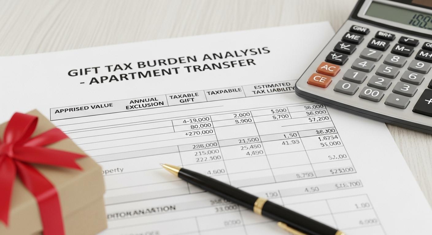 아파트 부담부 증여세
