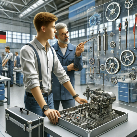 다른 나라의 일하는 청년