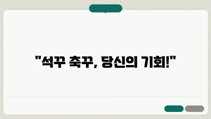 석꾸 축꾸 신청