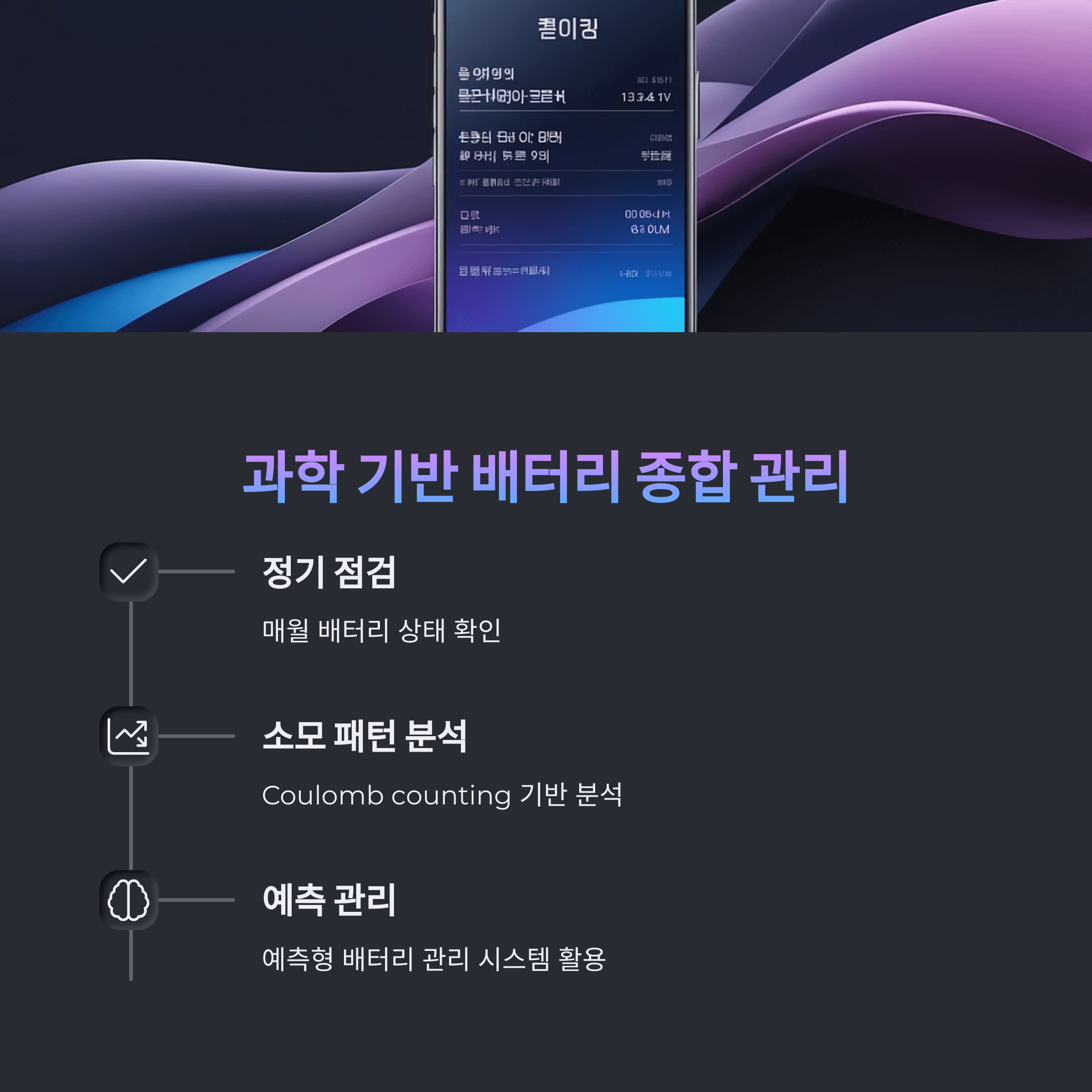 스마트폰 배터리 급속 방전, 과학으로 해결