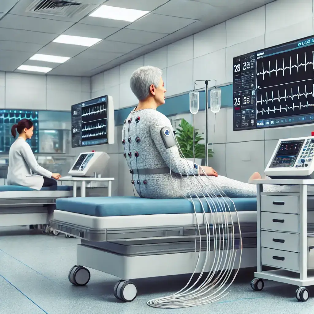 건강검진 받는 중