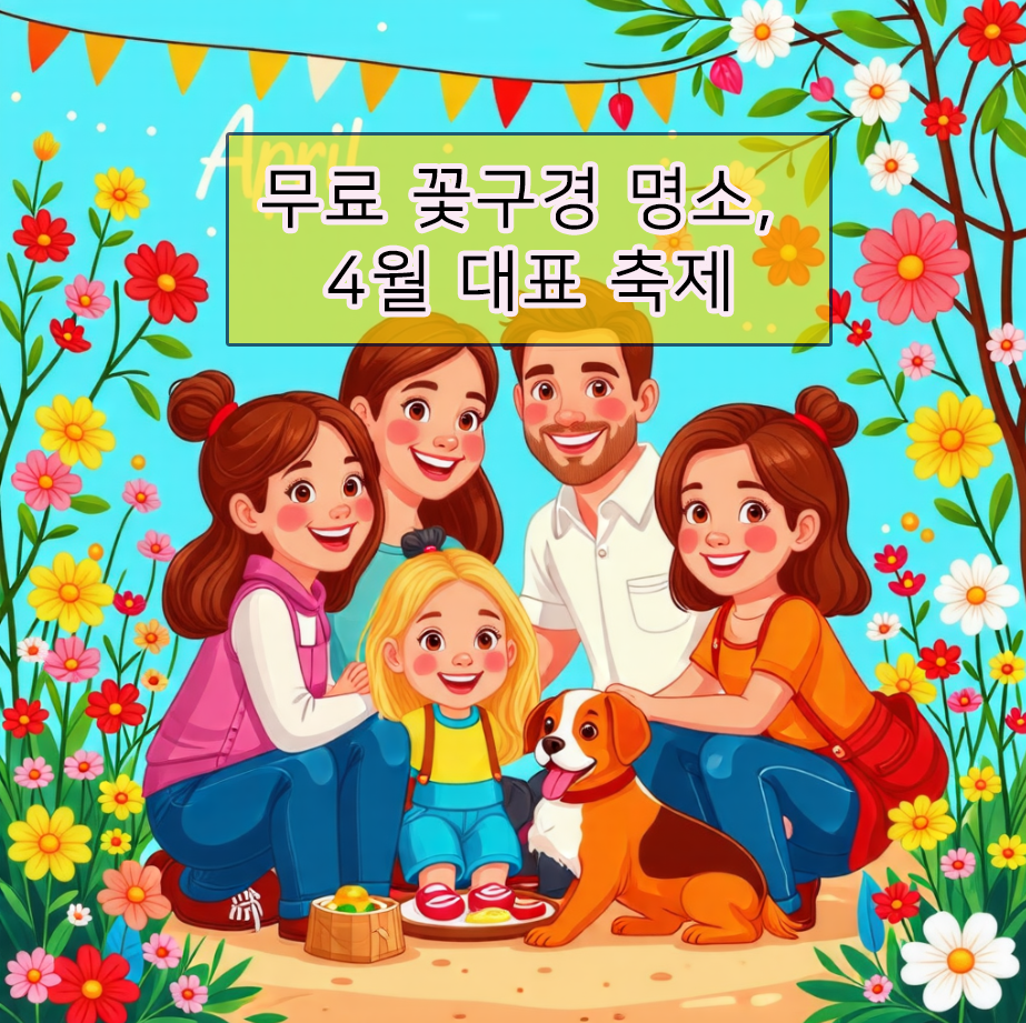 무료 꽃구경 명소, 4월 대표 축제 관련이미지