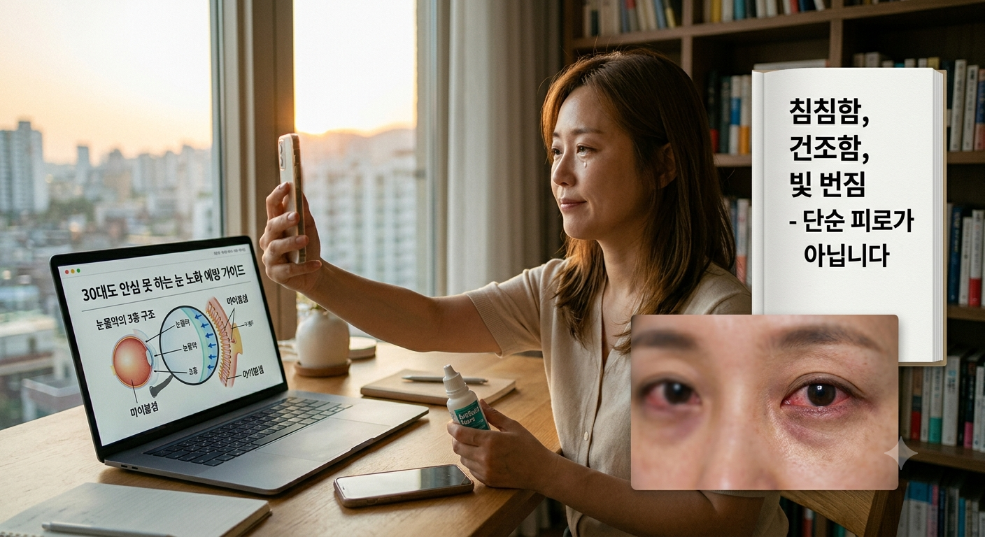 침침함, 건조함, 빚 번짐 - 단순 피로가 아닙니다.