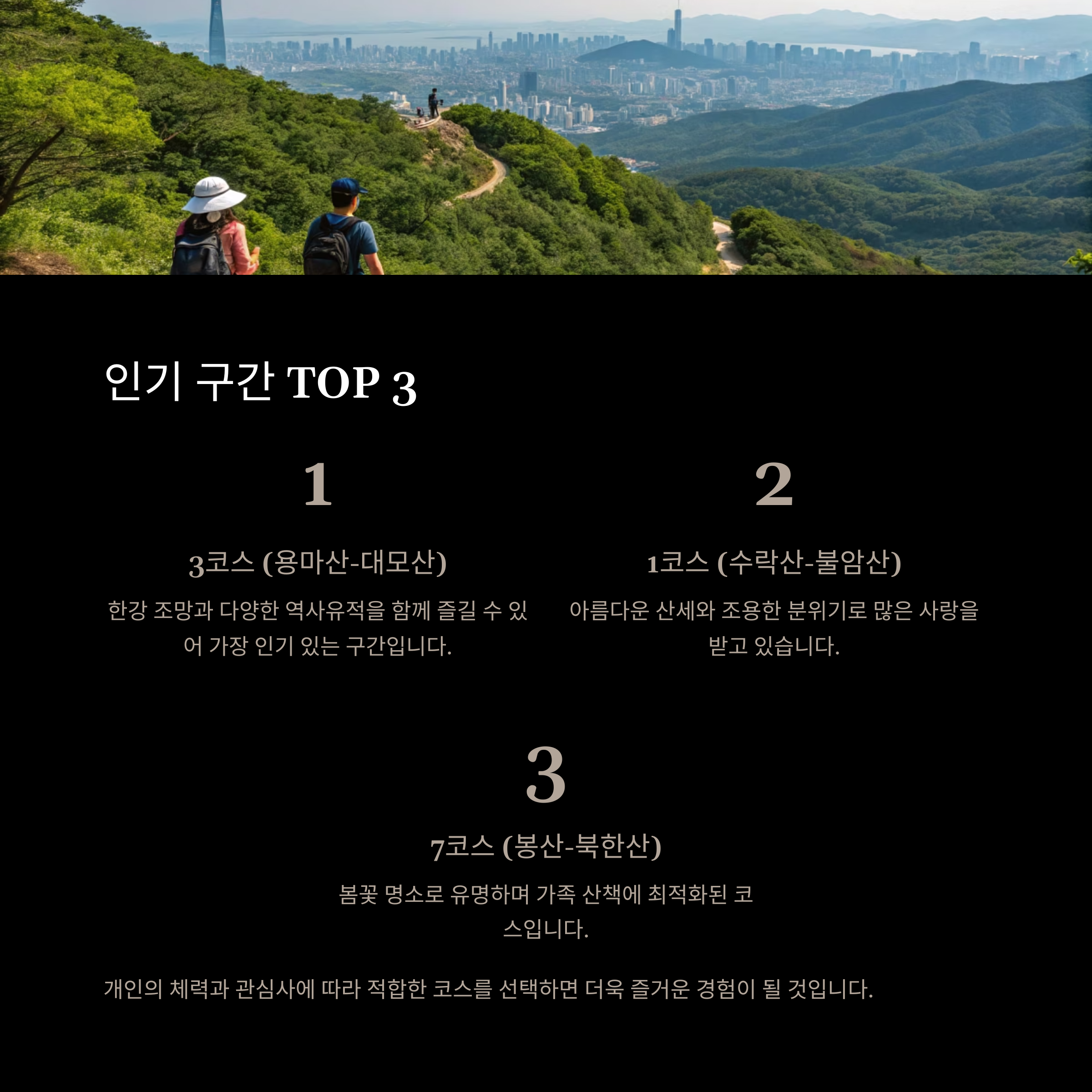 둘레길 top3
