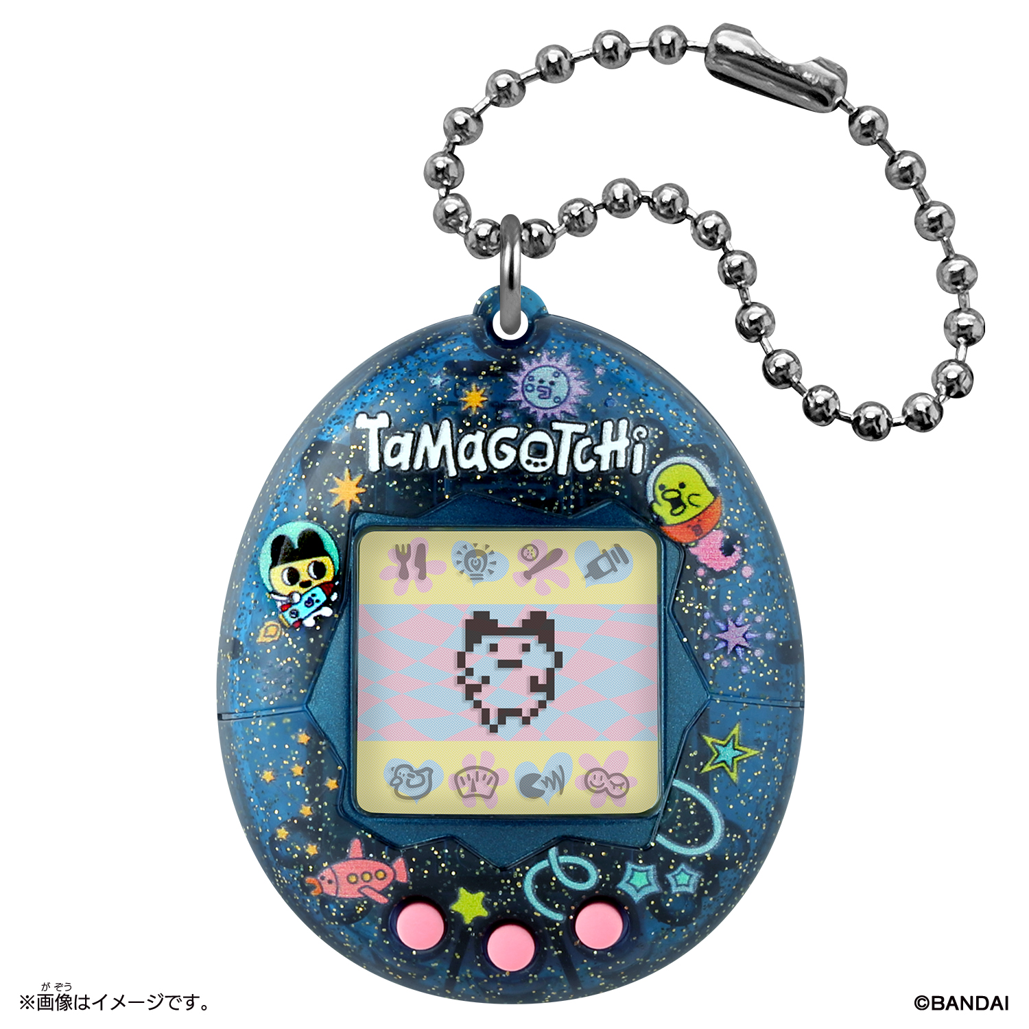 30주년 기념 캐릭터 아트가 들어간 Original Tamagotchi Tama Space 본체
