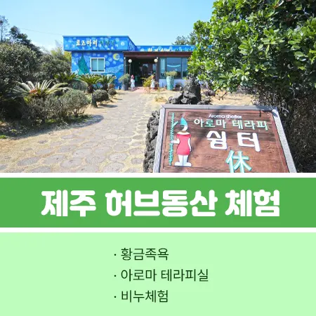 제주도 허브동산 체험