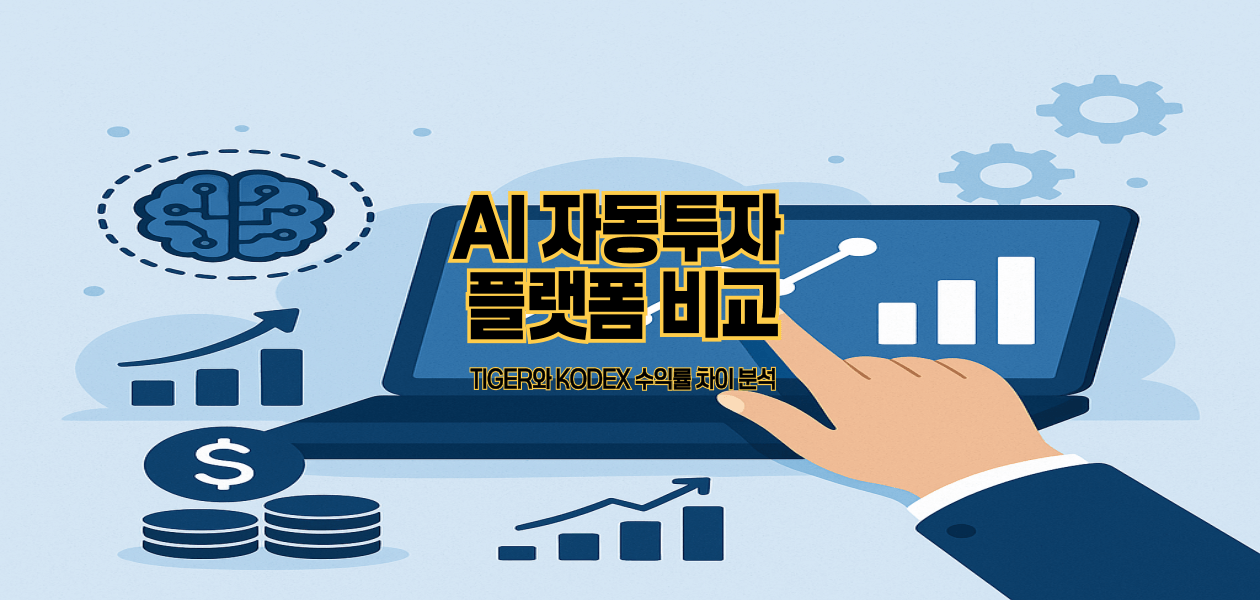 AI 자동투자 플랫폼 비교｜TIGER와 KODEX 수익률 차이 분석