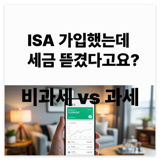 ISA 가입했는데 절세가 안 돼요. 왜 세금이 빠져나갈까요?