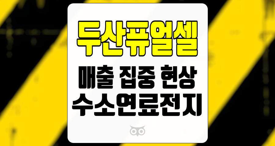 두산퓨얼셀, 매출 집중 현상과 수소 연료전지의 미래