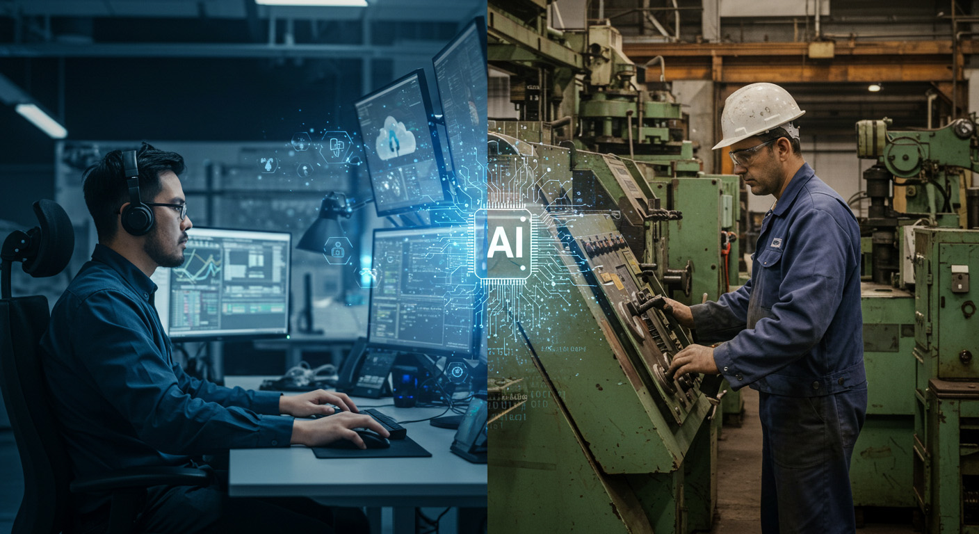 기술 발전에 따른 노동시장 양극화: 고급 기술직과 저숙련 노동자