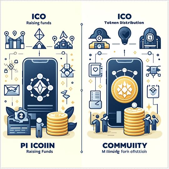 파이코인 IOU 거래와 ICO 차이점