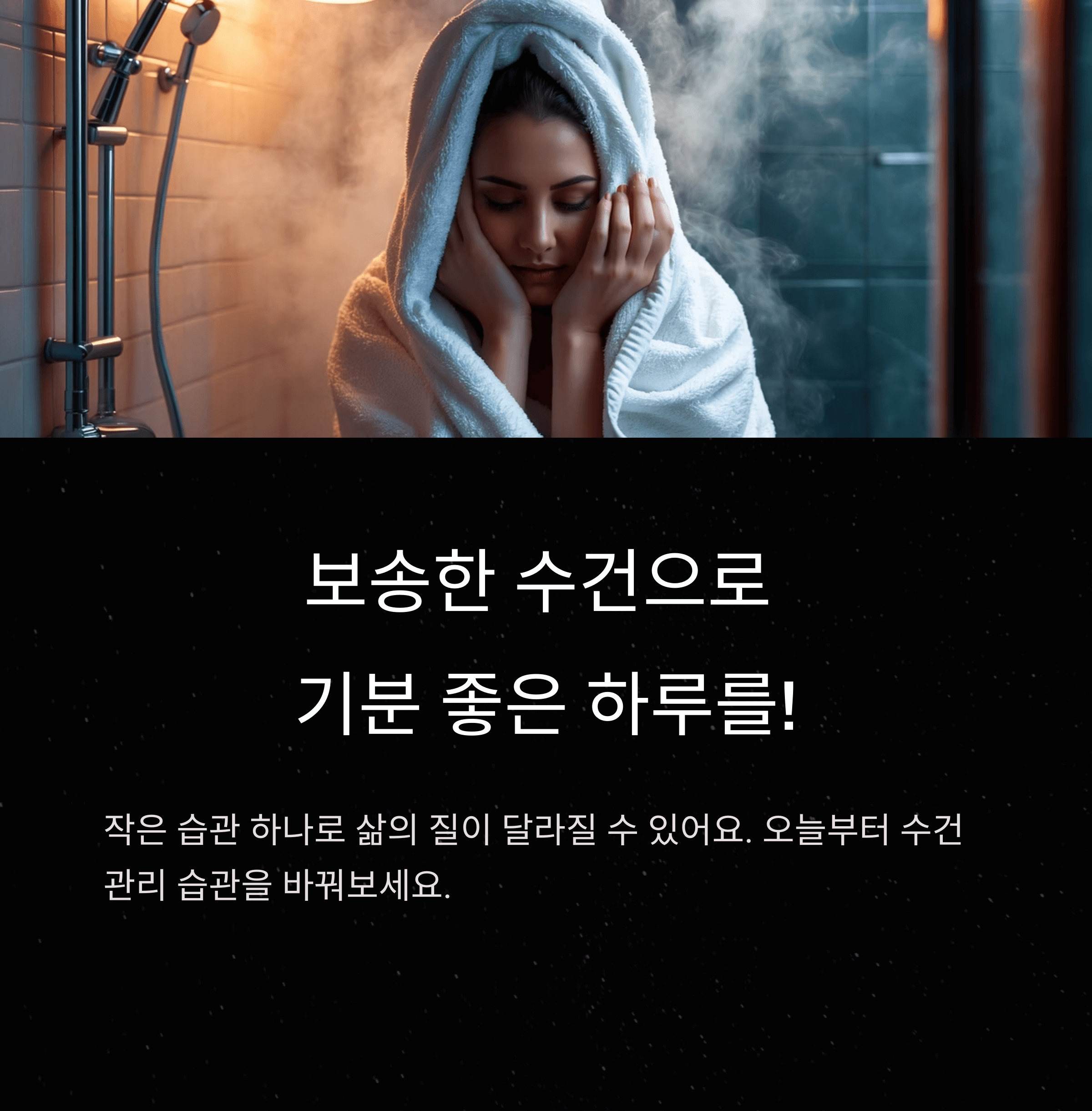 수건을 빠르고 효과적으로 말리는 똑똑한 방법