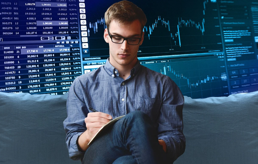 주식 관련 배경 사진