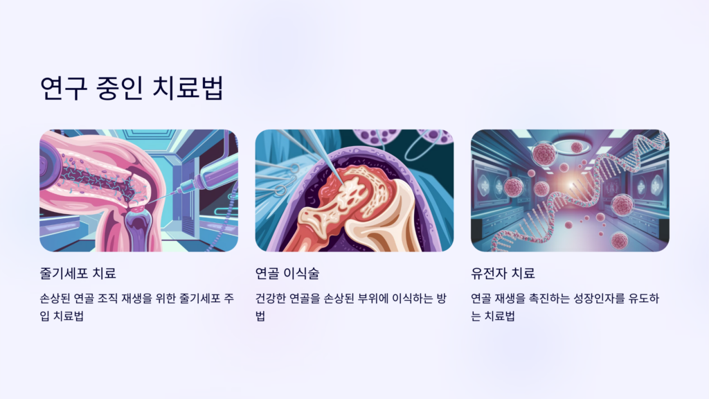 관절염 연구 중인 치료법