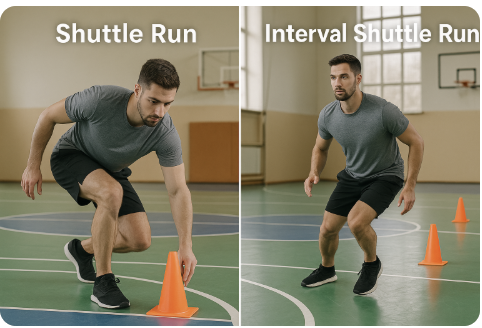 셔틀런과 인터벌 셔틀런: 요즘 유행하는 운동 트렌드 관련 사진