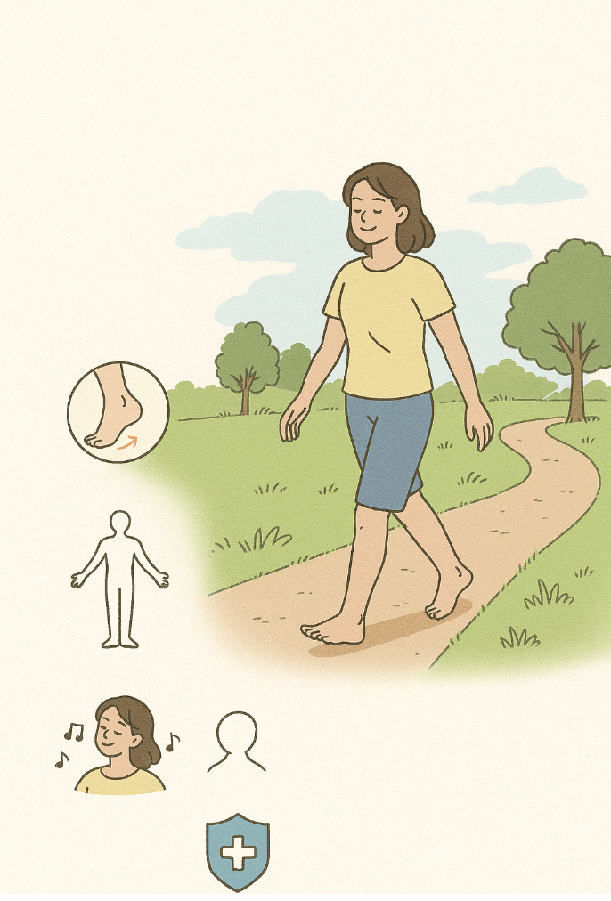 맨발걷기 이미지