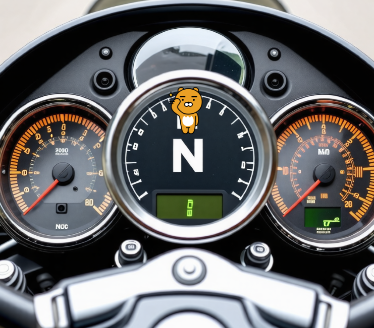 메뉴얼 바이크 중립 상태