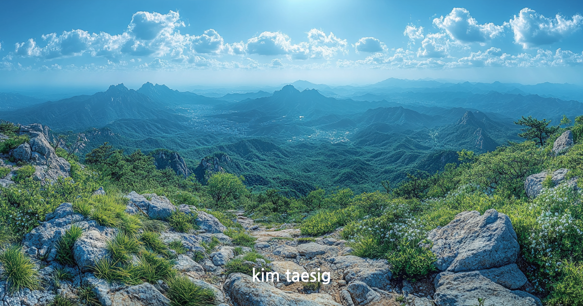 북한산의 사계절