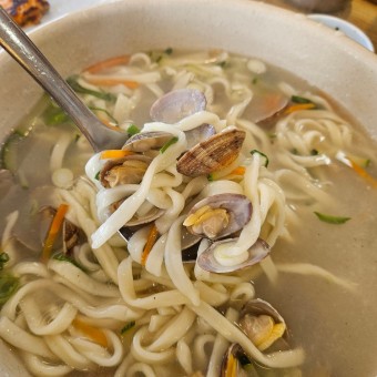 바지락칼국수