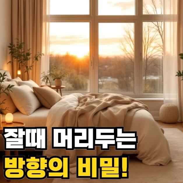 잘때 머리두는 방향