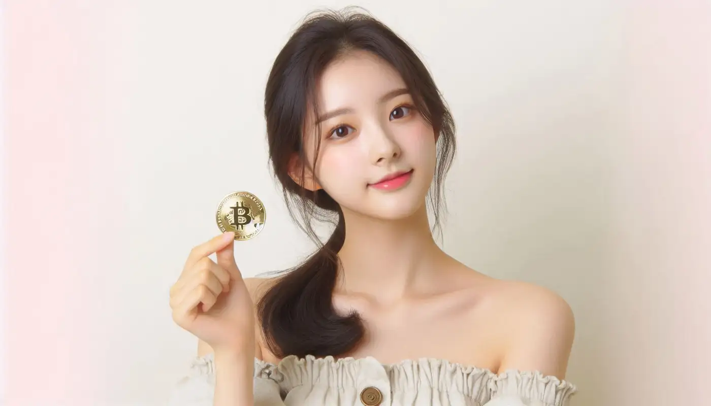 빗썸-출금-방법을-알아보고-가상잔산-관리하는-여성의-모습